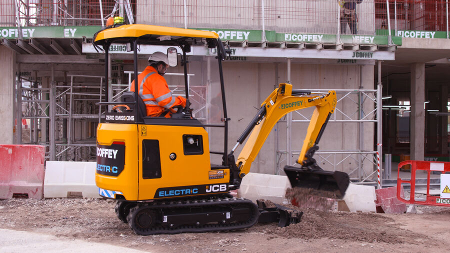 JCB 電動微挖19C-1E持續熱銷中